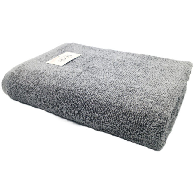 Рушник банний Soho 70х140 см бавовна 100% Basic Light Gray
