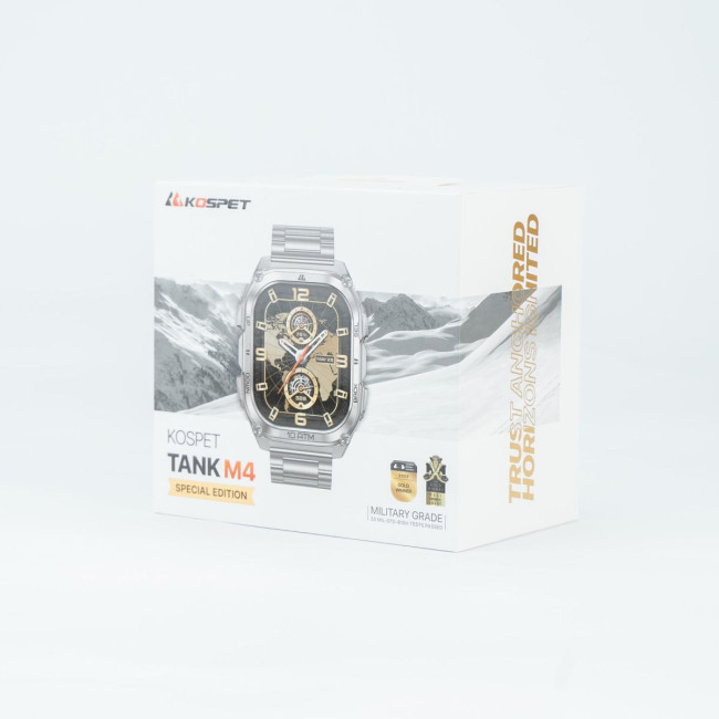 Розумний годинник TANK M4 SE SILVER KOSPET