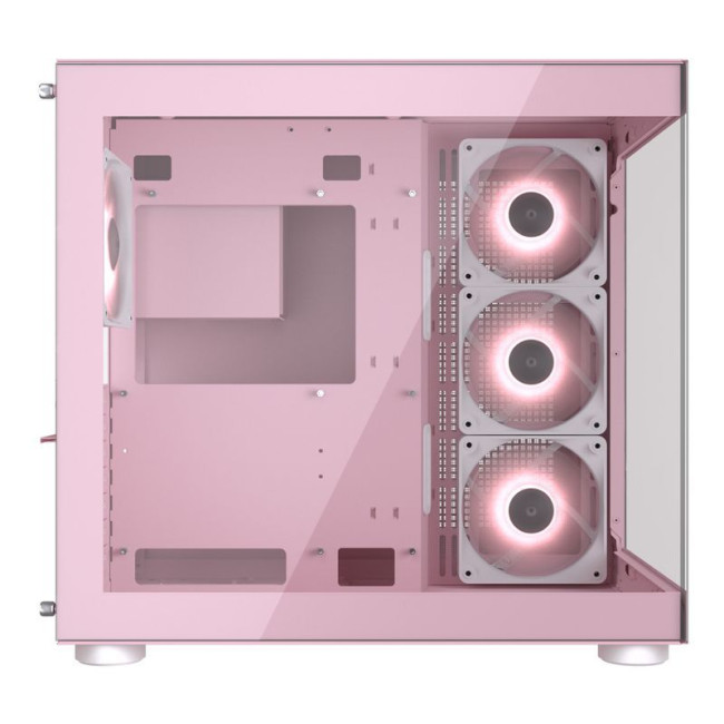 Ігровий корпус, 4*120mm ARGB передвстановлені, Type-C x1, USB3.0 x2, Audio x1