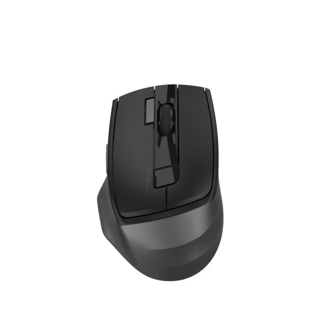Миша бездротова безшумна Fstyler, Bluetooth / 2.4 ГГц, вбудований акумулятор, 2000DPI, сірий+чорний