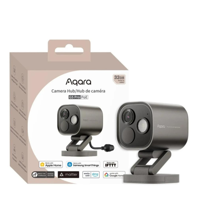 Камера Хаб G5 Pro (PoE) CH-C03D сіра Aqara