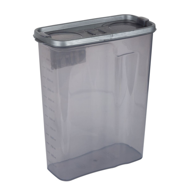 Контейнер для сипучих Violet House 0550 Transparent Black 3.25 л 