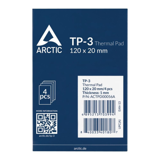 Термопрокладка для процесора 4PK 100X20X1.0 ACTPD00056A ARCTIC