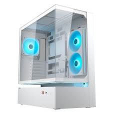 Ігровий корпус, 3*120 mm ARGB передвстановлені, Type-C x1, USB3.0 x2, Audio x1