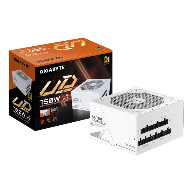 Блок живлення ATX3.1 750W GP-UD750GM PG5 ICE GIGABYTE