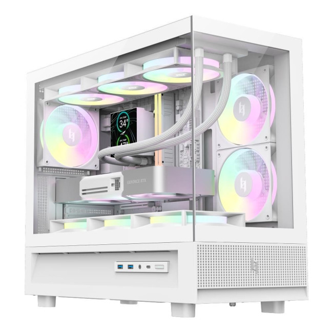 Корпус для комп'ютера MATX W/O PSU NEX C31 WH GAMEMAX