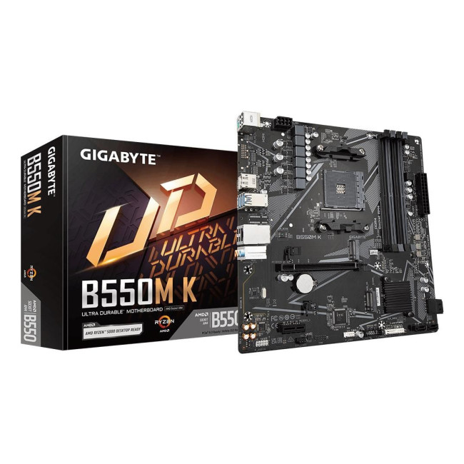 Материнська плата AMD B550 SAM4 MATX B550M K GIGABYTE