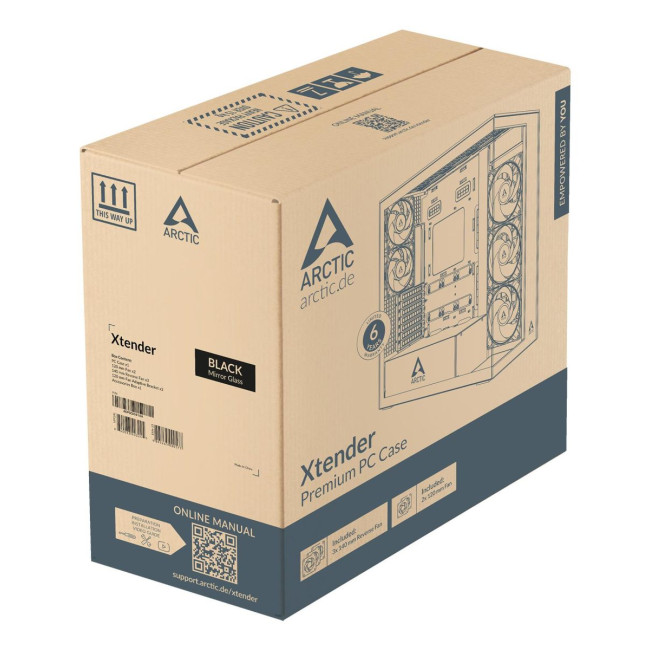 Корпус EATX W/O PSU XTENDERVG B ACPCC00019A ARCTIC