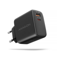Мережевий зарядний пристрій AXAGON ACU-PQ45, QC3.0,4.0/AFC/FCP/PPS/Apple + PD type-C, 45W, Чорний