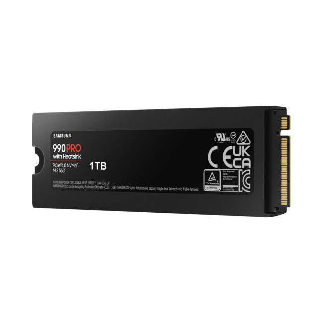 Твердотільний запам’ятовувальний пристрій накопичувач (SSD) G4 M.2 NVME 1TB W/HS 990 PRO MZ-V9P1T0CW SAMSUNG