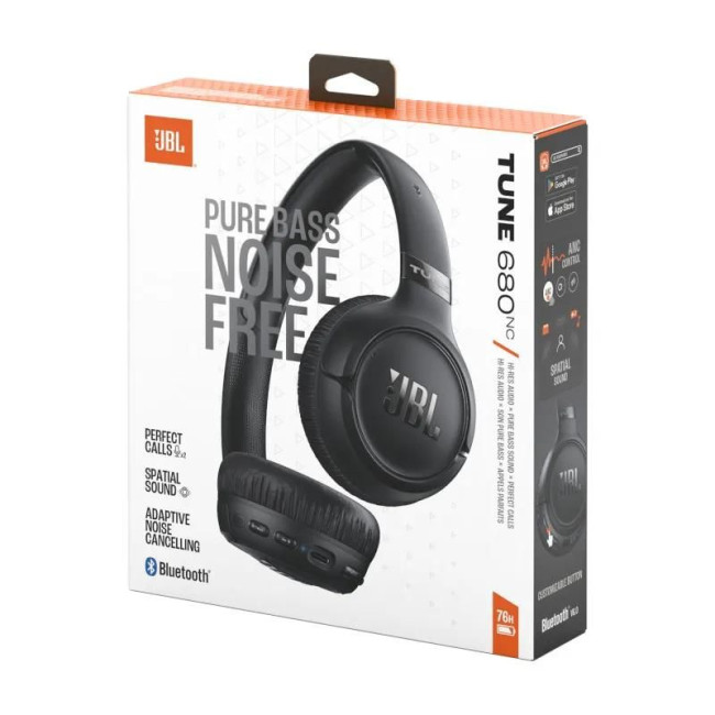 Навушники з БТ JBL JBLT680NCBLK