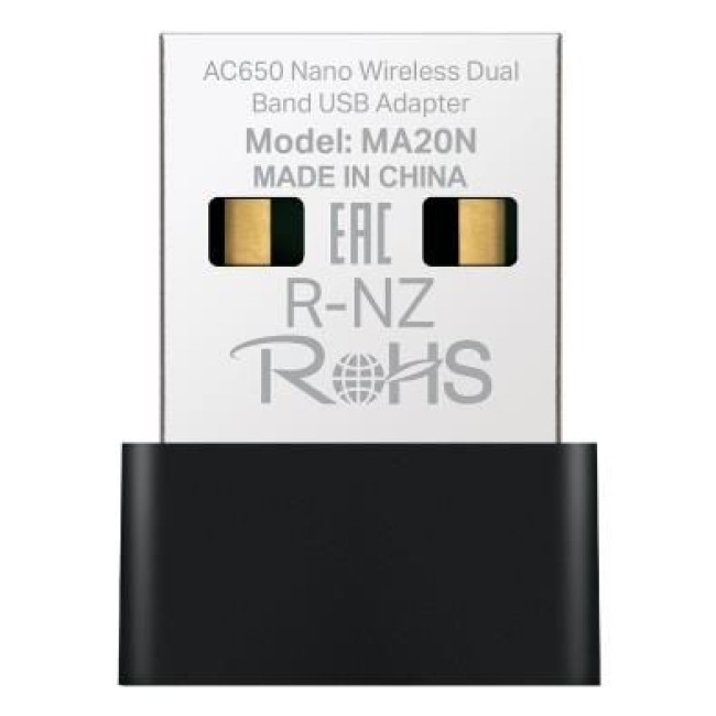 Бездротовий Nano USB-адаптер, MA20N MERCUSYS