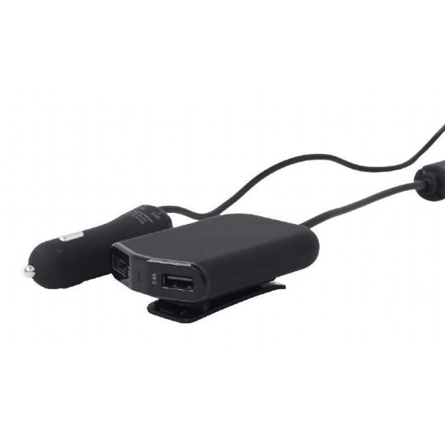 Автомобільний зарядний пристрій USB, 4 порти, 9.6 А