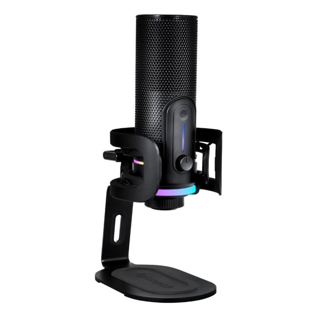 Мікрофон Streamplify MIC PRO-192-RGB-ST, чорний