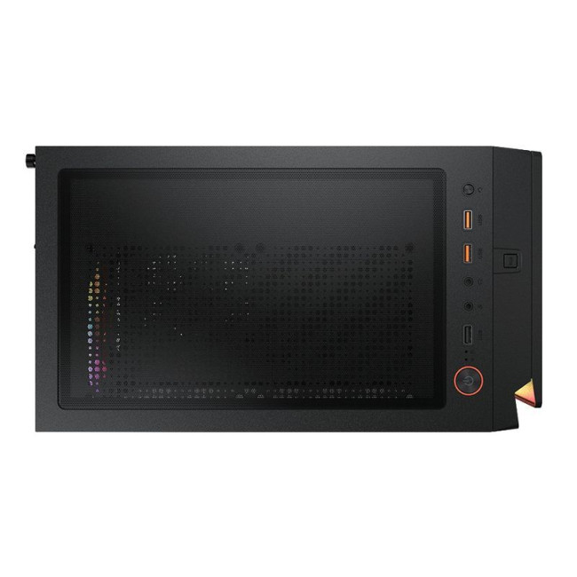 Ігровий корпус, 1*120mm ARGB, вентилятори передвстановлені, Mini ITX / Micro ATX, скляне вікно