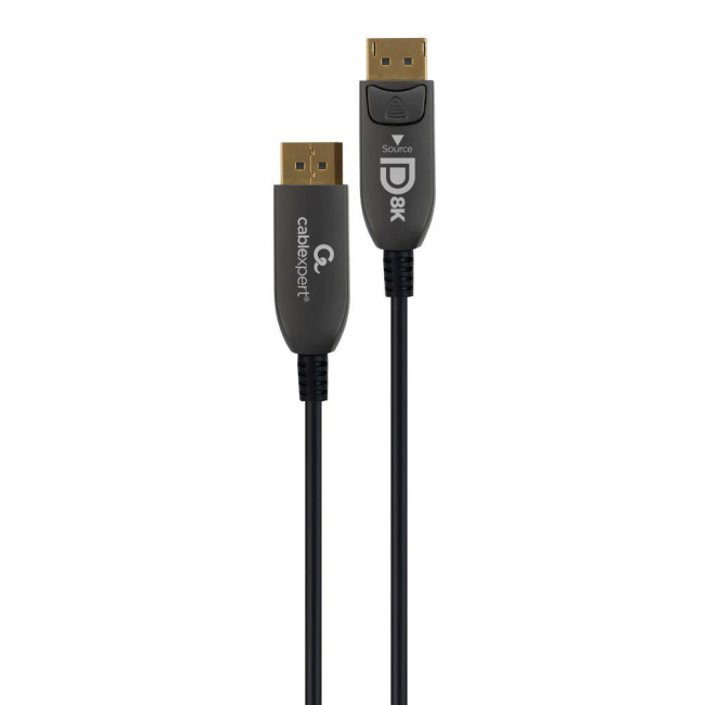 Кабель оптичний (AOC) DisplayPort V.1.4, 8К 60Гц/4К 120Гц, позолочені конектори, 5 м