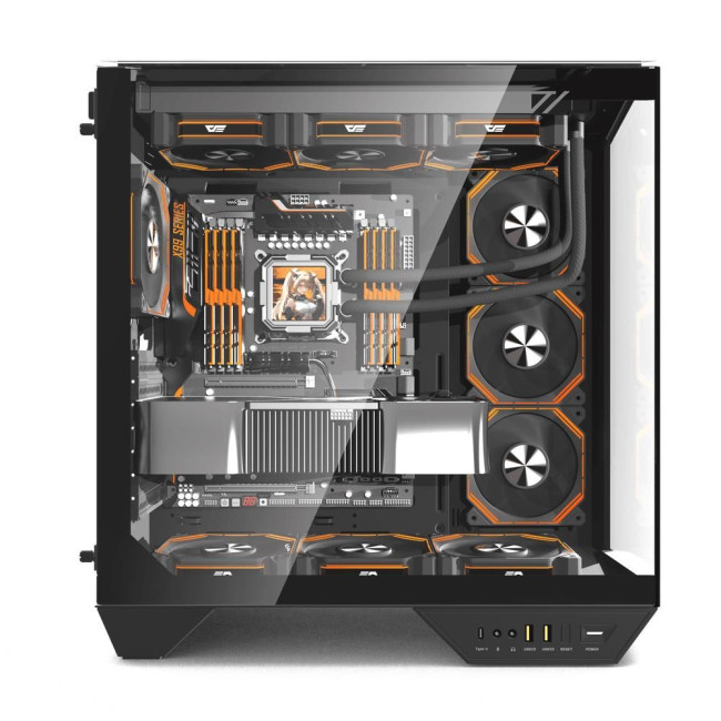Корпус для комп'ютера DARK FLASH ATX без блока живлення DY470 чорний