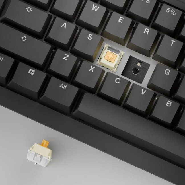Клавіатура бездротова Ducky One X Mini(60%)  магнітні перемикачі, чорний