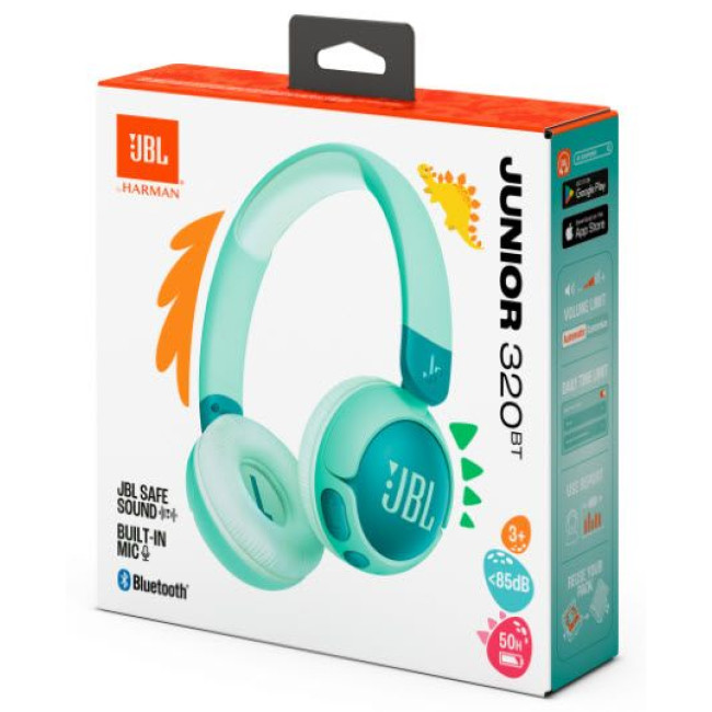 Гарнітура JBL JR320BT Green (JBLJR320BTGRN) 