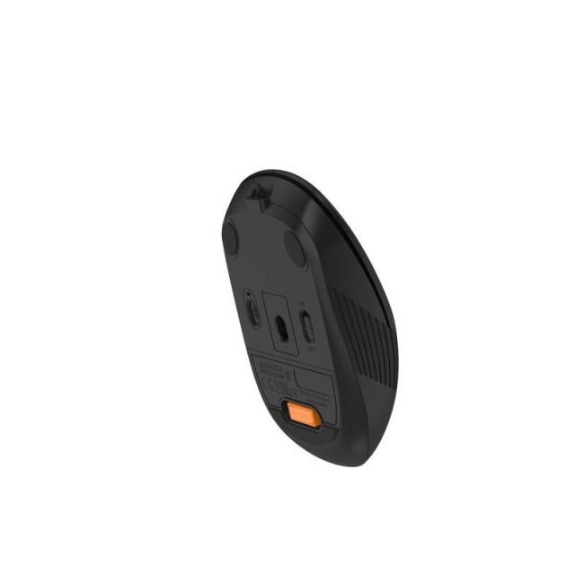 Миша бездротова безшумна Fstyler, Bluetooth / 2.4 ГГц, вбудований акумулятор, 2000 DPI, чорний