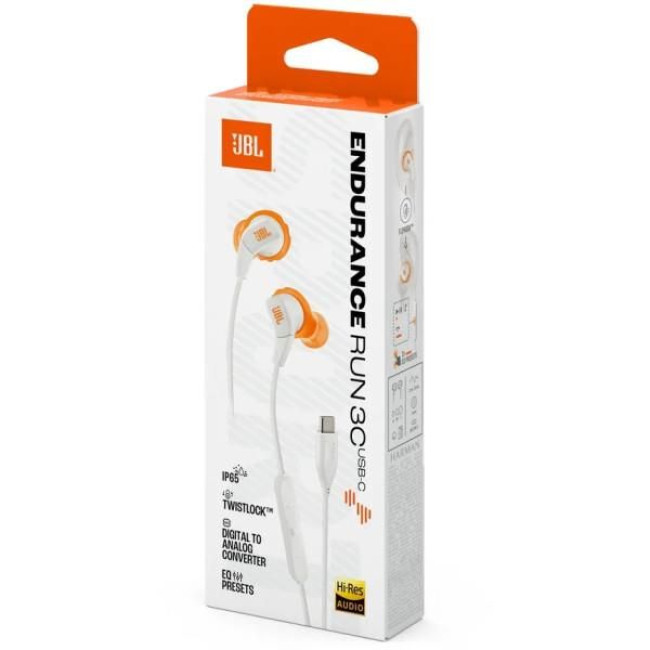 Навушники JBL JBLENDURRUN3CWHT
