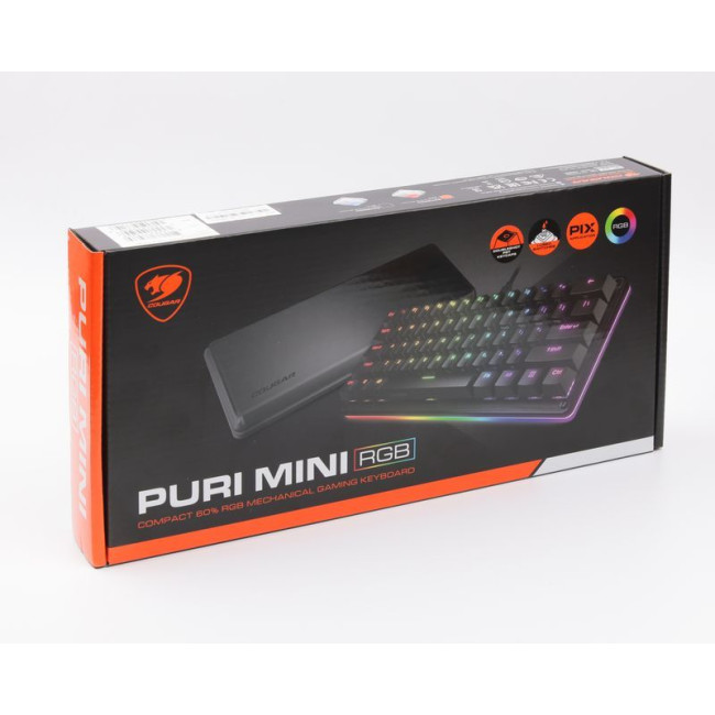 Клавіатура механічна ігрова 60%, RGB підсвічування, USB