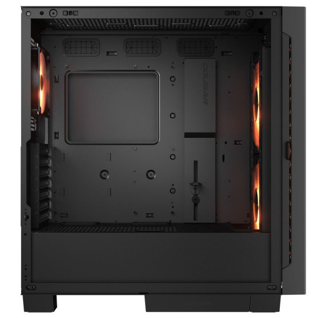 Ігровий корпус, вентилятори передвстановлені, ATX/mATX/mini-ITX, скляне вікно