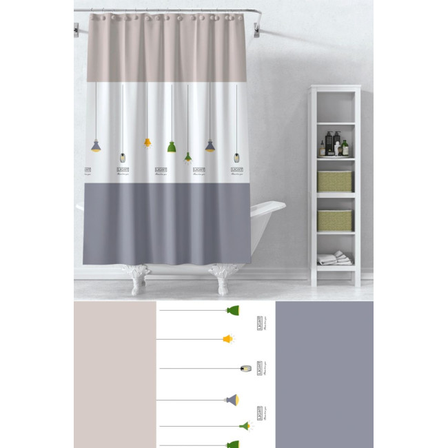 Шторка для ванної Idea Home DS-SC165 Sweet-Home