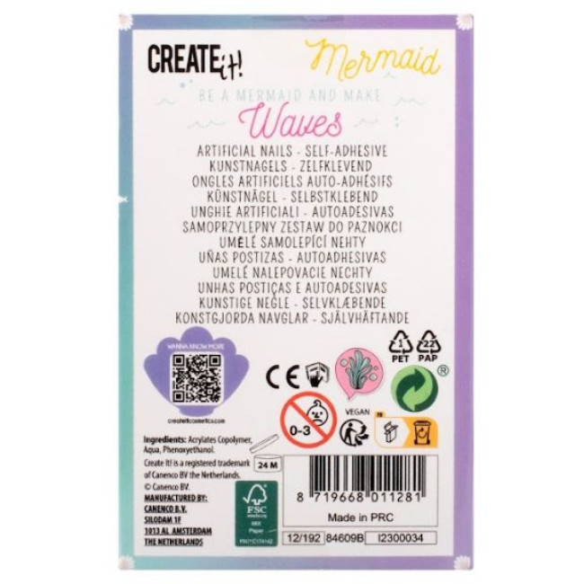 Набір накладних нігтів Create IT! MERMAID в асортименті (84609)