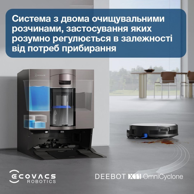 Робот-пилосос DEEBOT X11 OMNICYCLONE ECOVACS