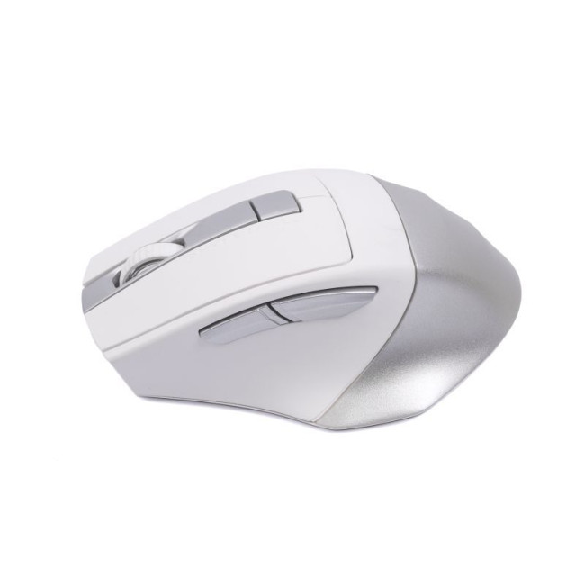 Миша бездротова Fstyler, Bluetooth / 2.4 ГГц, вбудований акумулятор, 2400 dpi, білий