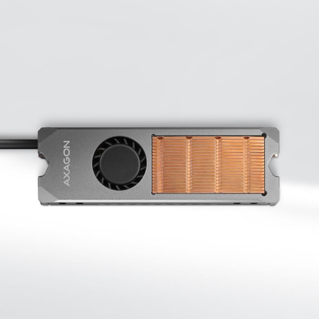 Радіатор з вентилятором для SSD-накопичувачів AXAGON CLR-M2FAN heatsink for M.2 SSD