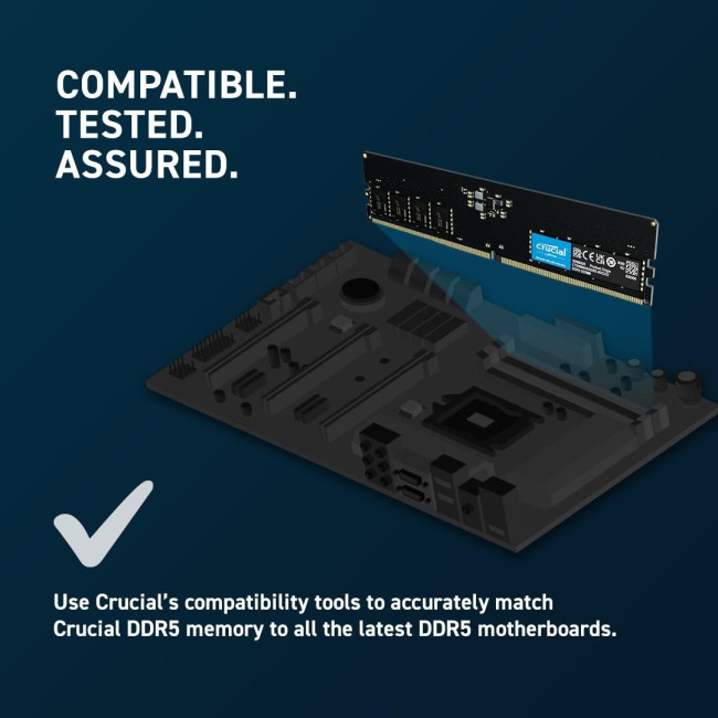 Модуль пам'яті 32GB DDR5-5600 CT32G56C46U5T CRUCIAL