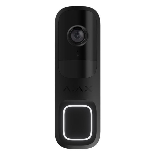 Ajax Doorbell (8EU) ASP black відеодзвінок