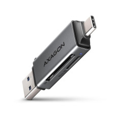 Кардрідер AXAGON CRE-DAC SuperSpeed USB-C + USB-A card reader