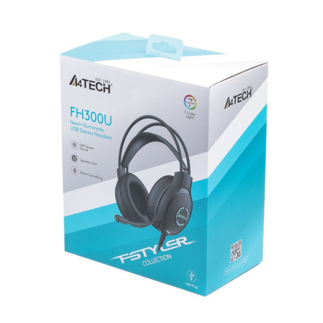 Гарнітура Fstyler USB Stereo Headphone, чорний