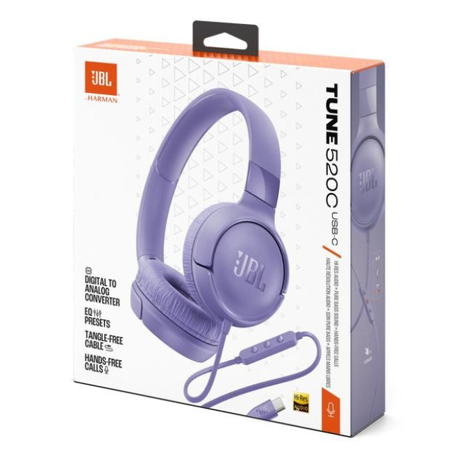 Навушники JBL JBLT520CPUR