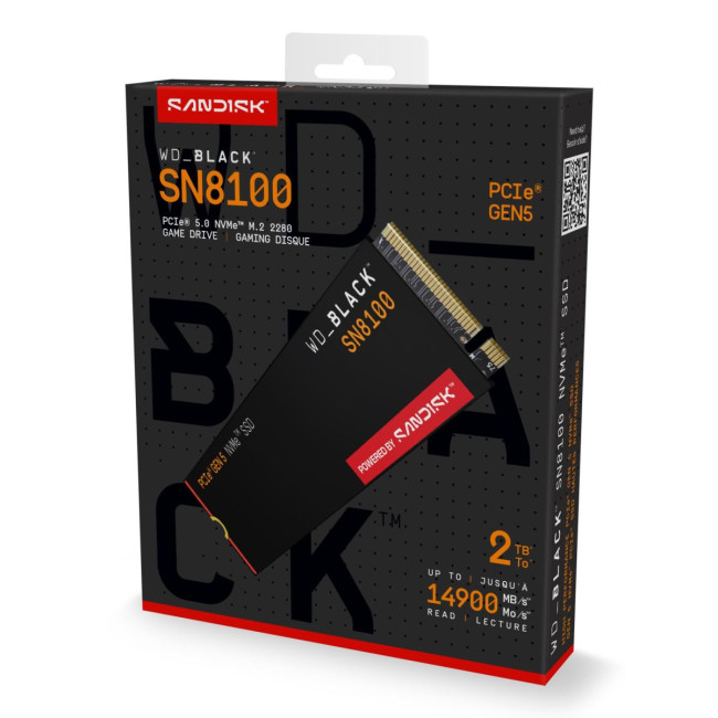 Твердотільний запам’ятовувальний пристрій накопичувач (SSD) G5 M.2 2TB BLACK SN8100 WDS200T1X0M SANDISK