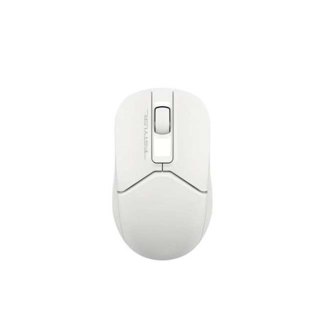 Миша бездротова безшумна Fstyler, Bluetooth / 2.4 ГГц, білий