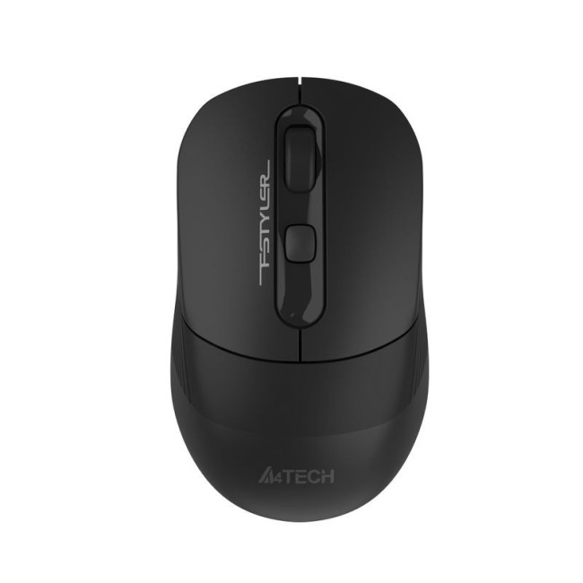 Миша бездротова Fstyler, Bluetooth / 2.4 ГГц, вбудований акумулятор, 2000 DPI, USB, чорний