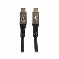 Кабель USB4 2.0 80Gbps, 240W(48V5A), 16K60Hz, C-тато/C-тато, 1 м, преміум