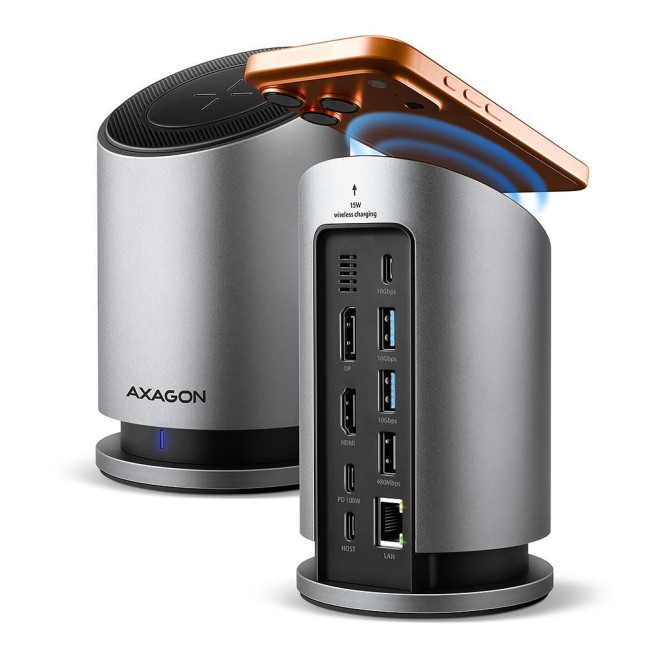 Концентратор USB-C 9IN1 WRL 0.6M HMC-WL9 AXAGON