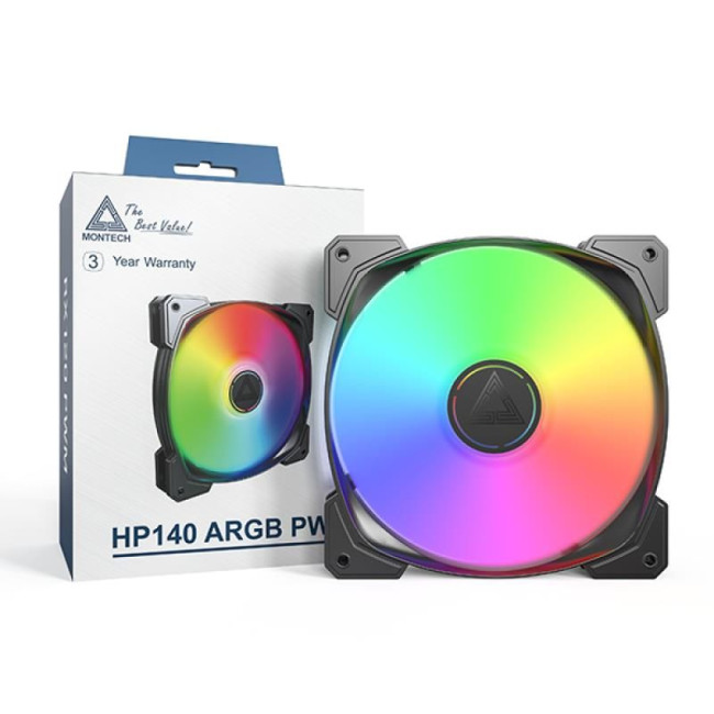 Корпусний вентилятор 140MM HP140 ARGB PWM (B) MONTECH