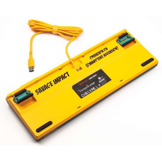 Клавіатура оптична ігрова, USB, RGB підсвічування, Alpha Optical Switch