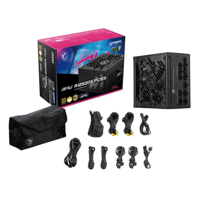 Блок живлення ATX 1250W MPG A1250GS PCIE5 MSI