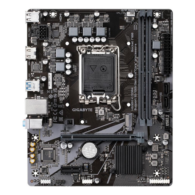 Материнська плата H610 S1700 MATX H610M K DDR4 2.0 GIGABYTE