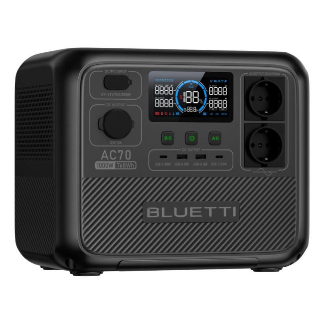 Портативна зарядна станція 1000W AC70 BLUETTI