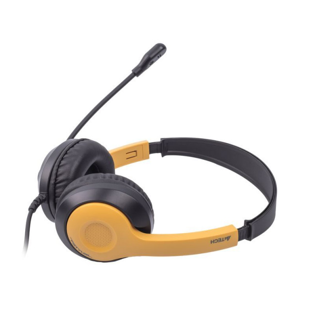 Гарнітура Fstyler USB Stereo Headphone, чорний + золотий