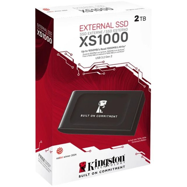 SSD накопичувач Kingston XS1000GA 2TB USB 3.2 Gen 2 Type-C (SXS1000/2000GA)