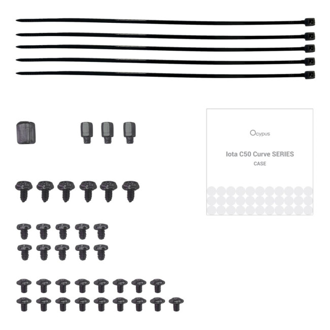 Корпус для комп'ютера IOTA C50 BK CURVE ARGB DIGITAL (IOTA-C50-BKD300CD-GL) OCYPUS